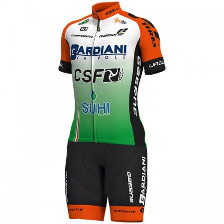 Conjunto Maillot + Culotte Corto con tirantes 2019 Bardiani-CSF N001